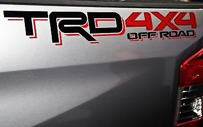 TRD 4x4 OFF ROAD DECALS Toyota Tacoma Tundra Vinyl Sticker • $24.69