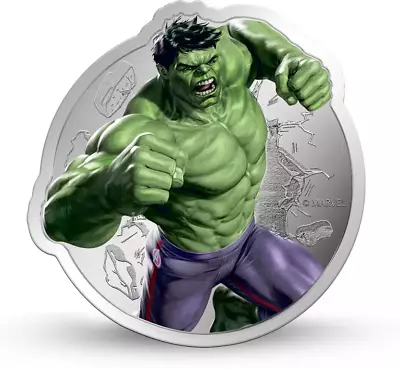 Marvel Pamp HULK 1 Oz Silver Proof Coin 2022 • $89