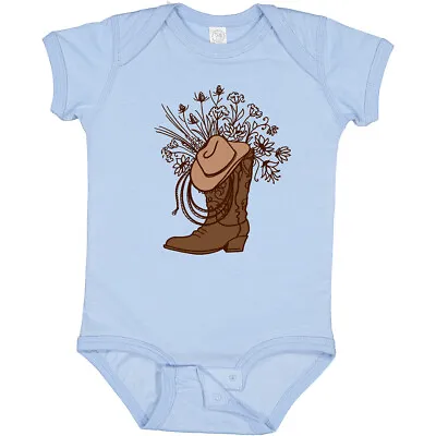 $19.99 • Buy Inktastic Cowgirl Rodeo Western Boot Baby Bodysuit Future One-piece Infant Hws