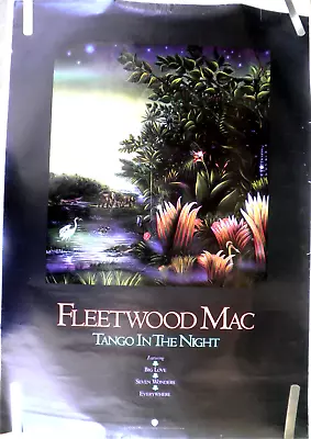 Rare Fleetwood Mac Tango In The Night  1987 Vintage Music Store Promo Poster • $29.99