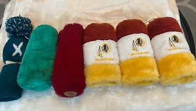 Vintage Golf Head Covers Lot Of 6 Washington Redskins Plus Others • $40