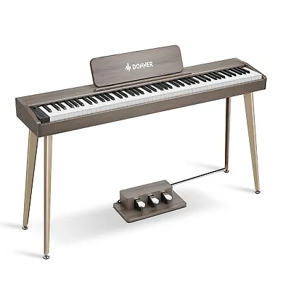🎹 Donner DDP-60 Digital Piano 88 Key Electric Keyboard With Stand 3 Pedal • $339.99
