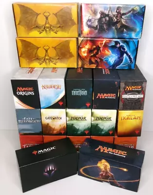 MTG Empty Fat Pack Bundle Box Lot Of 21 - Magic Origins Tarkir Kaladesh BFZ • $79.99