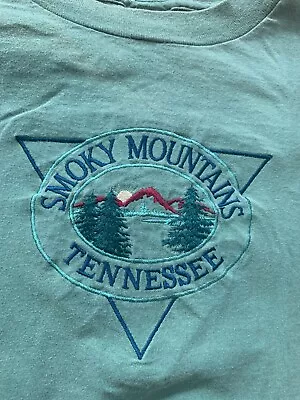 $12.99 • Buy Smoky Mountains Green T-shirt Size XL