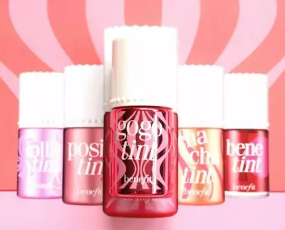 £19.99 • Buy Benefit Tinted Lip & Cheek Stain - Rose/Poppy-pink/Mango/Bright Cherry/Fiery Red
