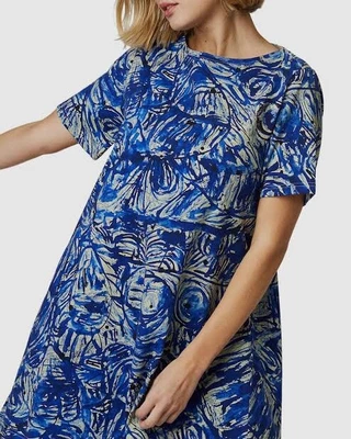 $40 • Buy Mangkaja X Gorman Blue Shift Dress Size 8