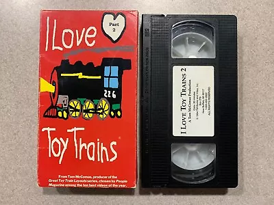 I Love Toy Trains Part 2 (VHS 1994) Tom McComas TM Books Video • $4.99