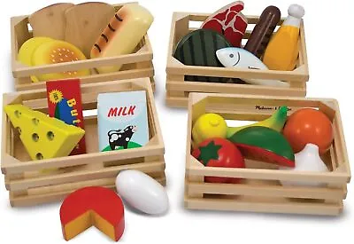 Melissa  Doug Food Groups  Pretend Play  Play Food  2  Gift For Boy Or Girl • £27.62