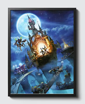 Disney Epic Mickey 2 Nintendo Wii U Glossy Promo Poster Unframed G1476 • $14.98