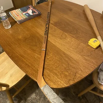 Vintage Northland  Wooden Hockey Stick 54”? Wood No Curve • $39.99