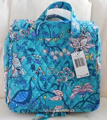 VERA BRADLEY Iconic GRAND Hanging Travel Organizer Cosmetics Peacock Garden NWT • $69.95