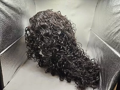 Long Black Hair Curly Wig Big Halloween Hair. Synthetic. CC-H328 Color 2# • $34.75