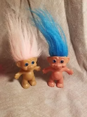 Vintage 2.5  Trolls One Made In Korea Other In Taiwan • $8.99