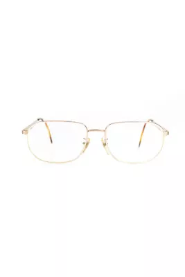 Wall Street Collection Metal 56 18 145 Frame Reading Eyeglasses Gold • $34.01