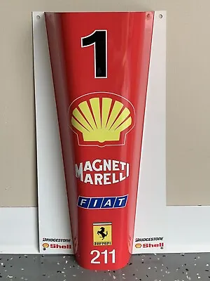 WOW!! Michael  Schumacher FORMULA 1 F1  Sign Race Car Nose Style Sign • $59