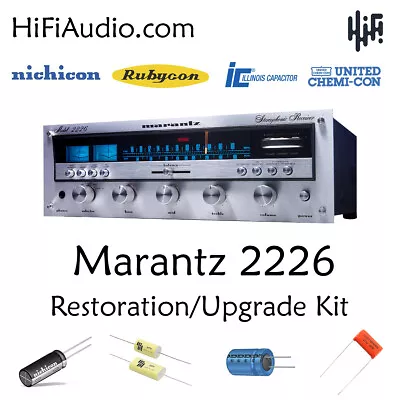 Marantz 2226 Rebuild Restoration Recap Service Kit Fix Repair Capacitor • $155