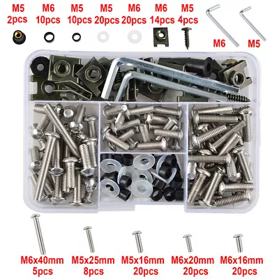 £19.99 • Buy Complete Fairing Bolt Kit Bodywork Screws Set For Kawasaki Ninja ZX6R 636 ZX6RR