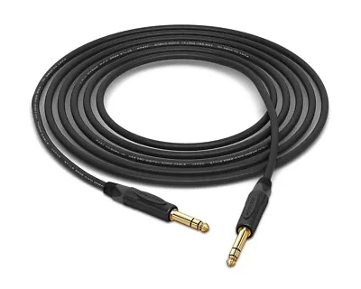 1/4 TRS To 1/4 TRS Cable | Mogami 3080 & Neutrik Gold Connectors | 9 Feet • $32.45