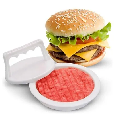 Burger Press Hamburger Maker ABS Plastic Beef Patty BBQ Presser • £5.99