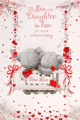 Wedding Anniversary Card Son And Daughter-in-law (#29153SDIL) • £1.99