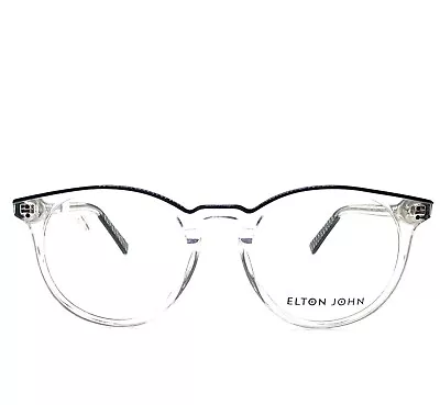 1 Unit New Elton John Blue Crystal Eyeglass Frames 48-21-145 #725 • $102