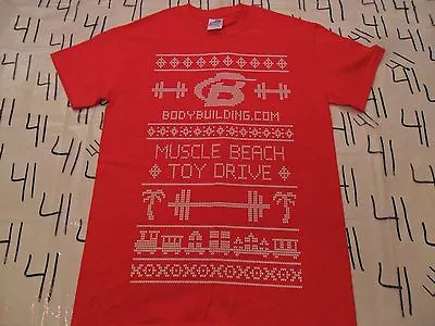 Small- Venice Beach Muscle Toy Drive T- Shirt • $5.99