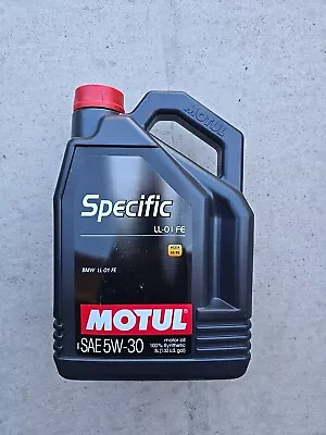 MOTUL SPECIFIC LL-01 FE 5W-30 - 5L - Fully Synthetic Engine Motor Oil For BMW • $46