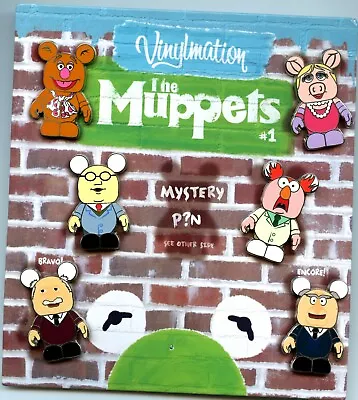 Disney Vinylmation Collectors Set - Muppets Waldorf Statler Beeker 6 Pin Set • $49.99