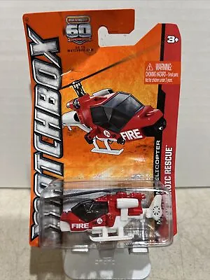 Matchbox 2013 MBX HEROIC RESCUE Mission Helicopter 93/120 NEW BX45 • $7.99