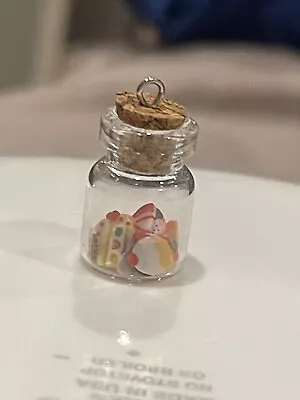 $6 • Buy Sweets Themed Glass Jar Necklace Pendant
