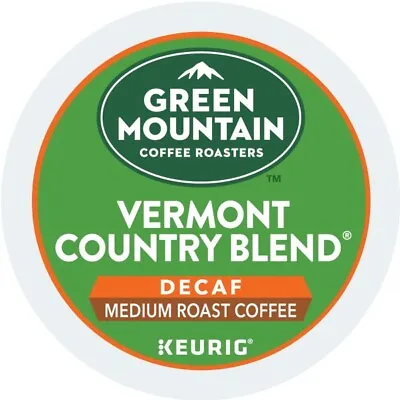 Green Mountain Coffee Roasters Vermont Country Blend Decaf K-Cup Pods 24 Count • $13.99