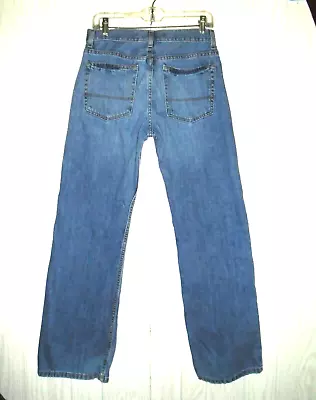 Old Navy Jeans Mens  Blue Low Rise Boot-Cut Denim Actual 30x32 • $14