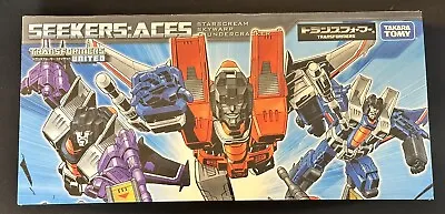 Transformers United Seekers Aces Starscream Thundercracker Skywarp Takara • $144.99