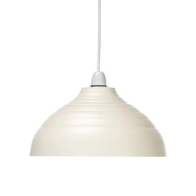 Matt Cream Matese Metal Ceiling Lampshade Pendant Light Shade 30cm • £21.98