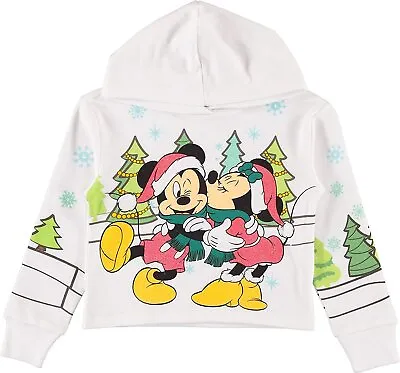 Disney Girls Christmas Hoodie- Lilo & Stitch Minnie Mouse Mickey Mouse And... • $29.99