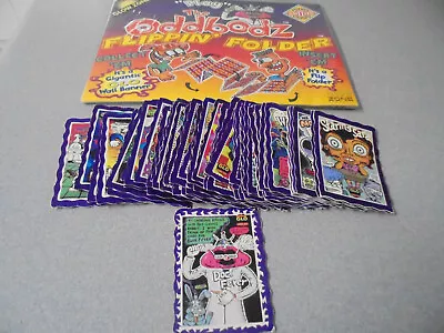 Oddbodz Flippin Folder With Set Purple Cards Inc Doc Fever Smiths Snack Foods  • $220