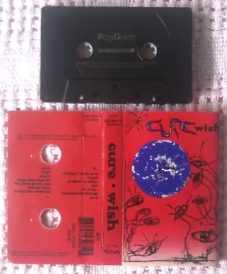 THE CURE *WISH* INDONESIA 12-track CASSETTE 1992 POLYGRAM L@@K • $23.45