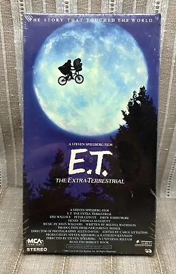 SEALED E.T. The Extra-Terrestrial VHS 1988 MCA Factory Sealed Green Flap • $12.99