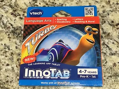 New!! Vtech Innotab  Turbo  Cartridge Game 4-7 Years Spelling Memory Creativity • $7.99