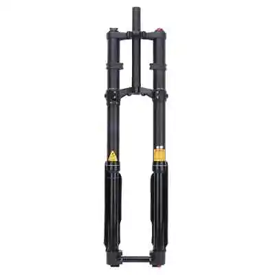 MTB Bicycle Front Fork Double Shoulder Bike Beach Oil Spring Disc Brake Fork • $439