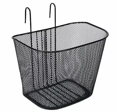 Wire Bike Basket Front Bicycle Storage Holder Hanging Rust Prevention Coating • $13.19