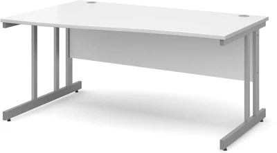 £331.52 • Buy Momento 1600mm LH Wave Desk - White