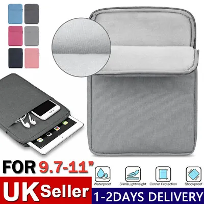 For IPad 10th Gen 10.9  Air 5 Pro 11 2022 2021 Soft Sleeve Bag Pouch Case Cover • £9.99