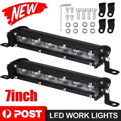 7  36V 2xLED Work Light Bar Flood Spot Lights Driving Lamp Car Truck Strip Light • $17.39