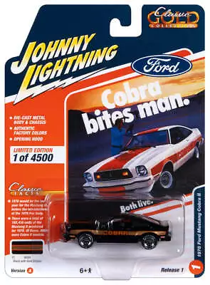 1978 Ford Mustang Cobra II Johnny Lightning Classic Gold 1:64 Scale 2023 R1 • $8.99