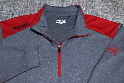 Ping Stretch Poly  1/4 Zip Golf Pullover--m--wrinkle Free--top Spotless Quality • $4.99