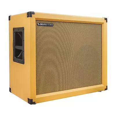 Sound Town 2 X 12  130W Open-back Guitar Speaker Cabinet Orange (GUC212OBOR) • $264.34