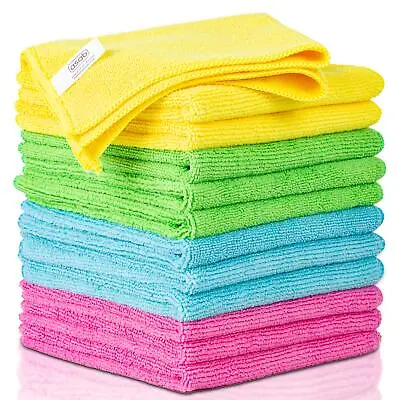 Dusting Microfibre Cleaning Cloth Pack Of 12 Cleaning Cloth For Cleaning Home • £7.99