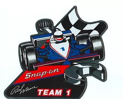 NEW Vintage Snap-on Tools Rick Mears INDY Tool Box Sticker Racing Decal SSX845BL • $18.46