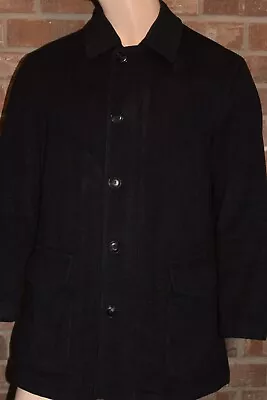 Schneider Slazburg Gore-Tex Coat Mens 40 Charcoal Wool And Cashmere Button Zip • $79.95